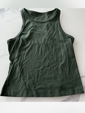 Lululemon Align Racerback Tank Top Dark Forest Green Size Medium (8-10)